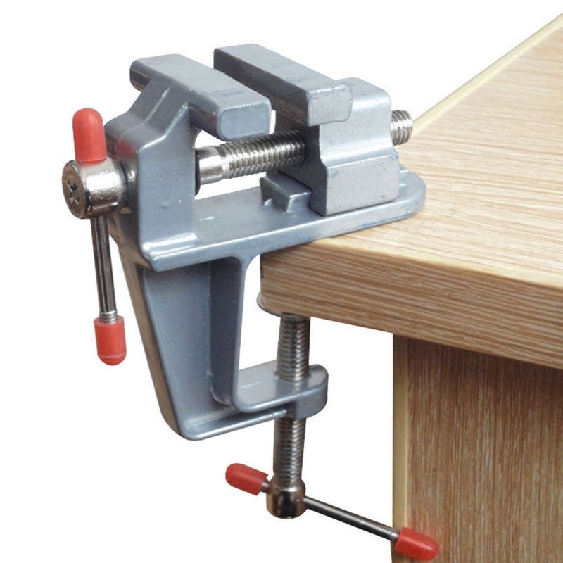 Sourcemall Mini Bench Vise Small Table Clamp Hobby Craft Repair Tool (Clamping Range: 0-1.2inch) - Image 1